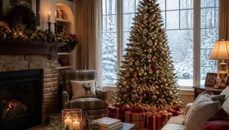 A gift beside the tree: Opening frame